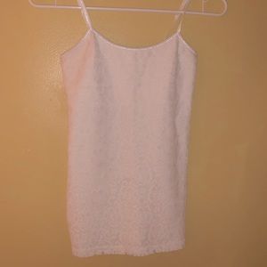 White Lace Tank Top